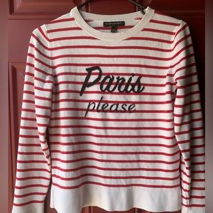 Banana Republic size small Paris sweater